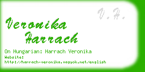 veronika harrach business card